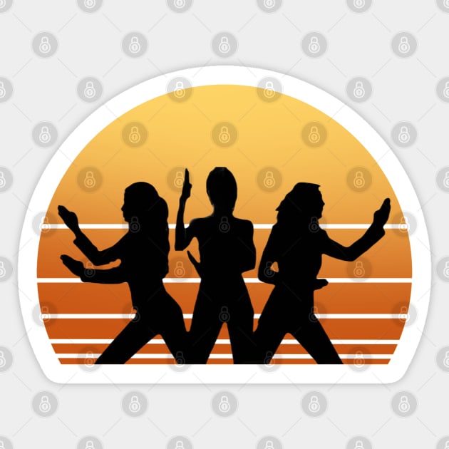 Charlie's Angels Vintage Sunset Sticker by LiunaticFringe